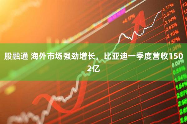 股融通 海外市场强劲增长，比亚迪一季度营收1502亿